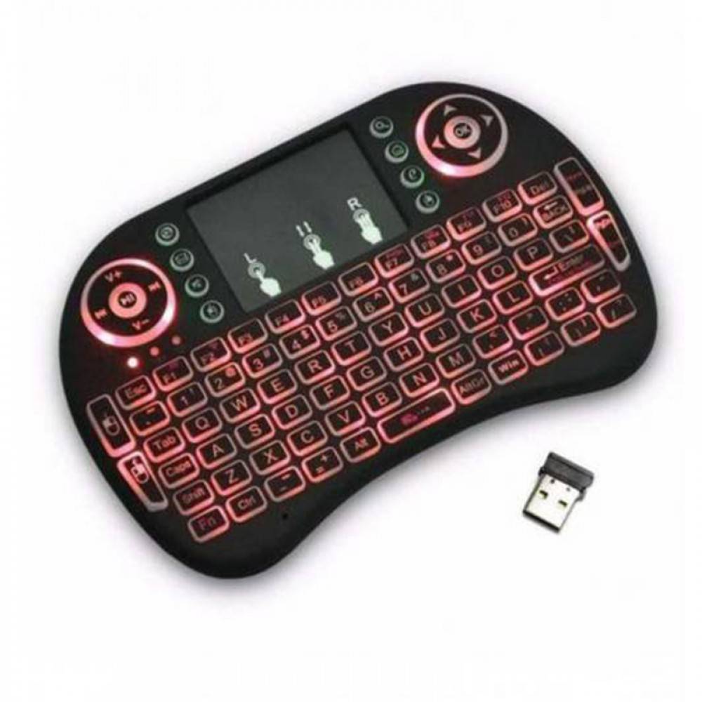 Mini ασύρματο πληκτρολόγιο με LED φωτισμό | Factory QY-K07 - μικρογραφία 4